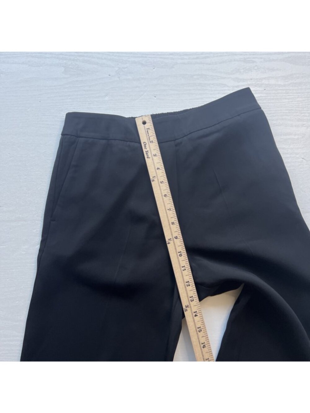 Boden Cropped‎ Pants Womens 4 Black Albemarle Pull On Crepe New - Picture 11 of 16